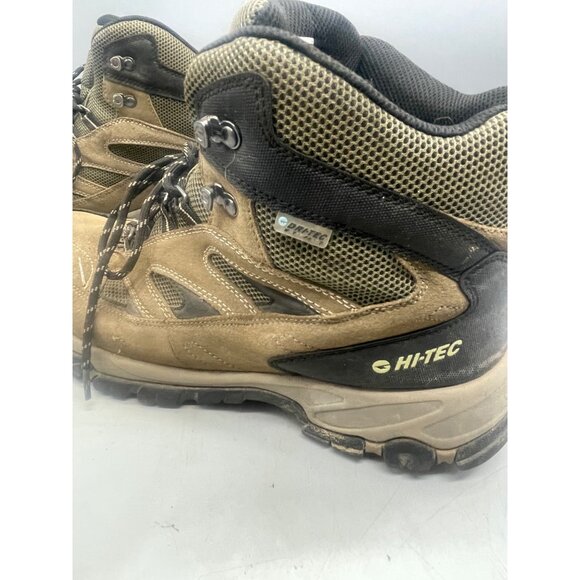 HI-TEC boots size 13 brown black leather lace up padding at ankle Step READ - Picture 3 of 9